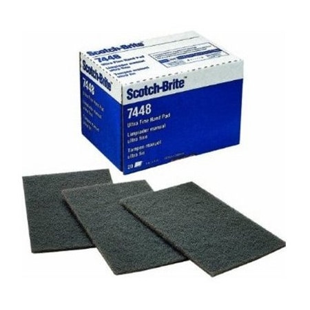 3M Commercial 6X9 Ultra Fine Hand Pad 7448